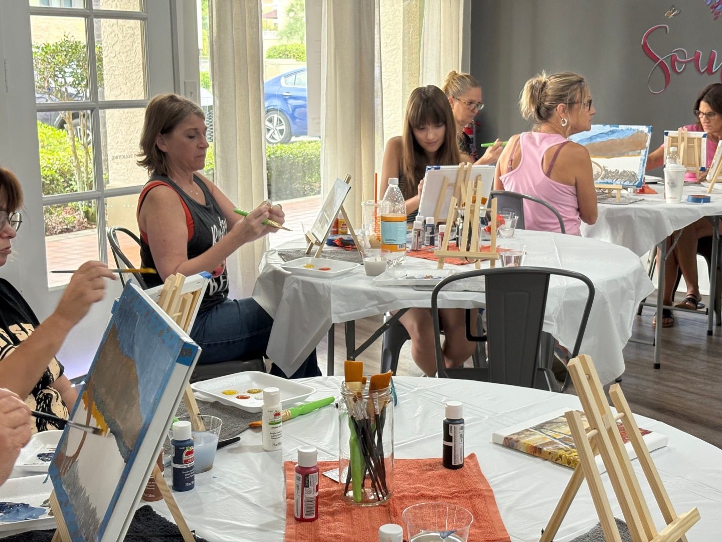 group painting class in fort pierce