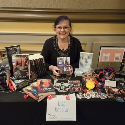 Me – Coastal Magic 2025 Lisa Kessler Manifesting Coach, Author, Tarot Reader Tarot reading session for emotional clarity at women's wellness retreat